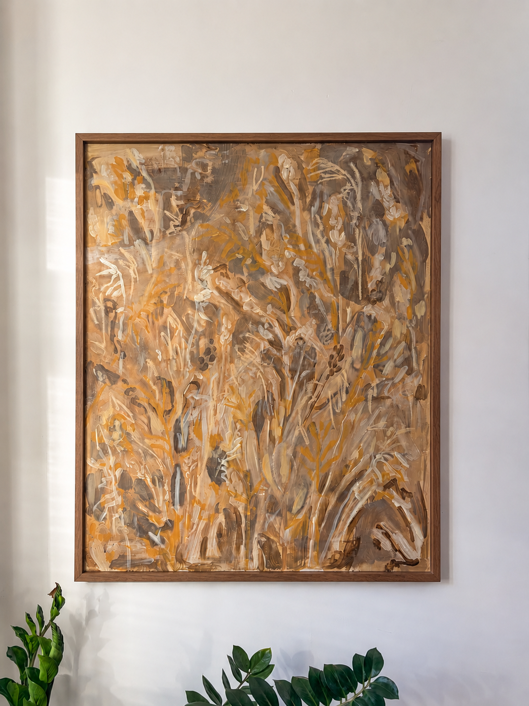 Luwte, abstract painting, 80 x 100 cm
