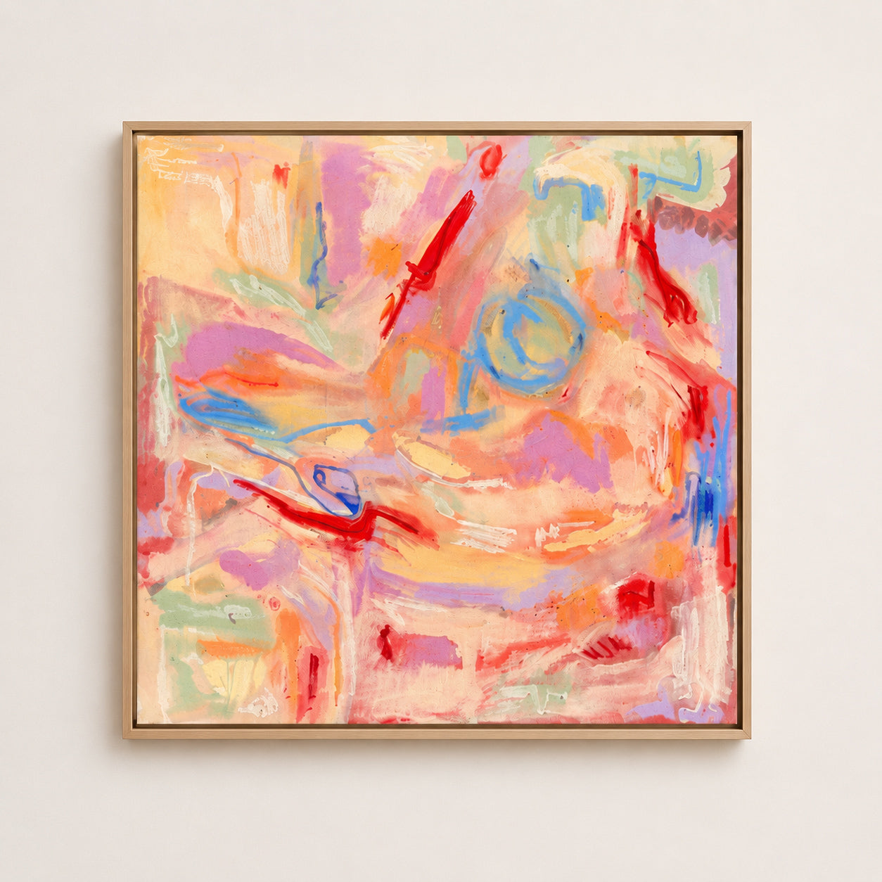 Breathing Space, painting, 90 x 90 cm