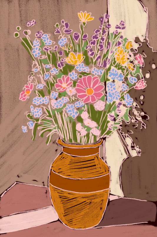 Flowers, print
