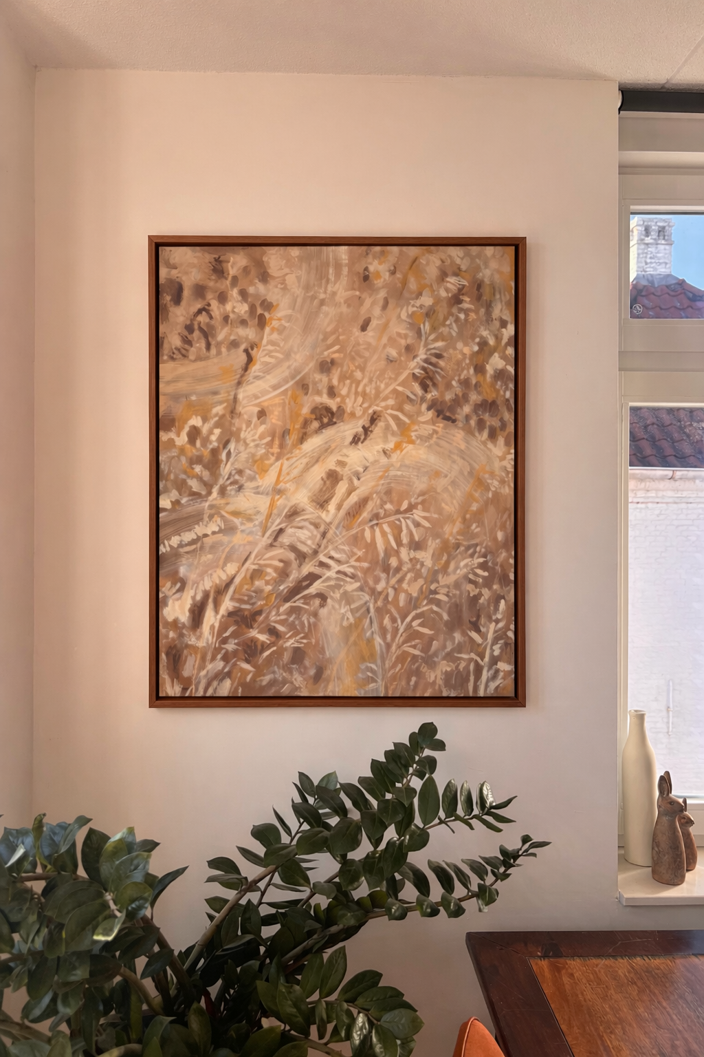 Het Broek, abstract painting, 80 x 100 cm
