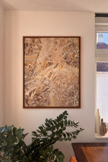 Het Broek, abstract painting, 80 x 100 cm