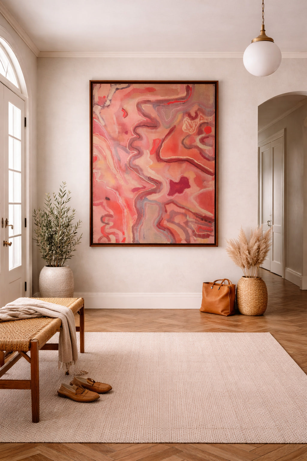 Binnenlicht, abstract painting, 140 x 100 cm