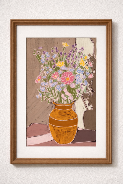 Flowers, print