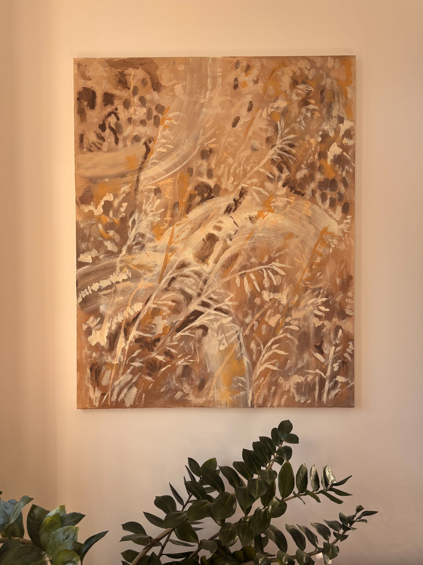 Het Broek, abstract painting, 80 x 100 cm