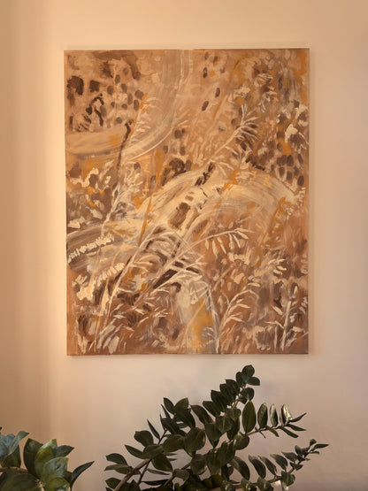 Het Broek, abstract painting, 80 x 100 cm