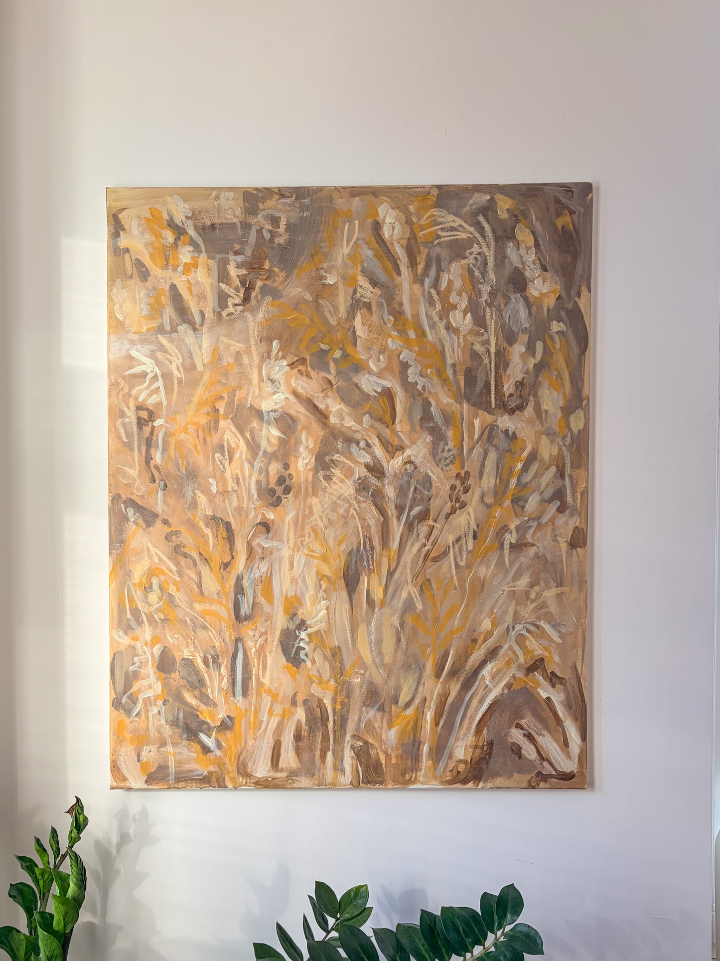 Luwte, abstract painting, 80 x 100 cm