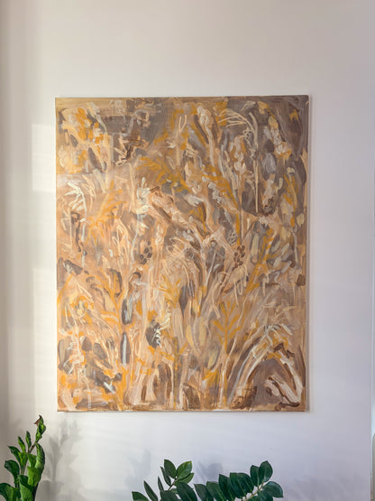 Luwte, abstract painting, 80 x 100 cm
