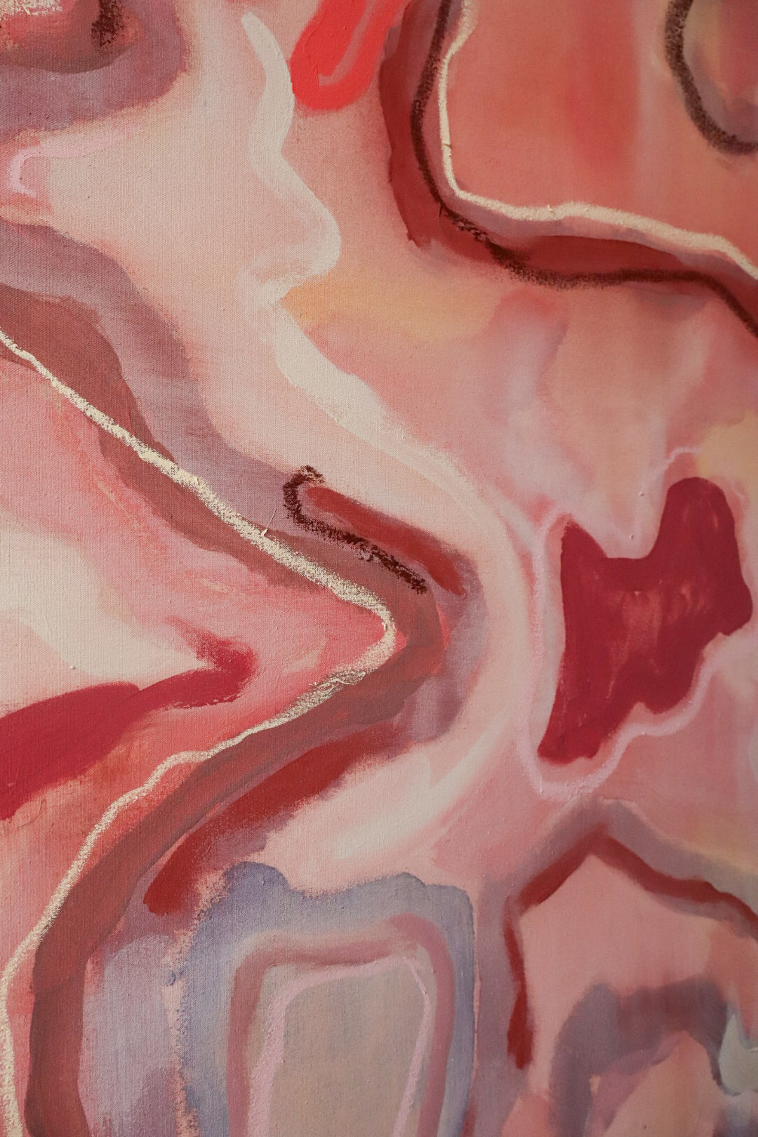 Binnenlicht, abstract painting, 140 x 100 cm