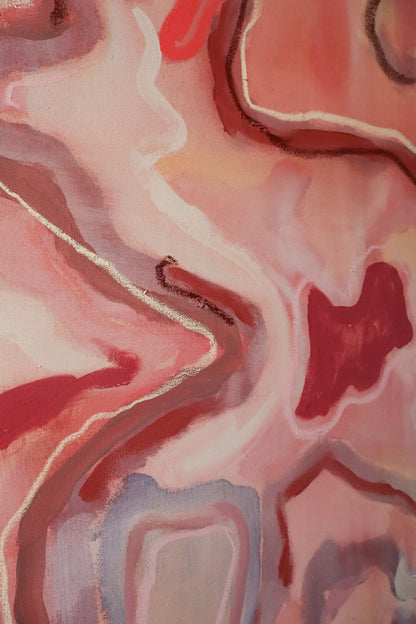 Binnenlicht, abstract painting, 140 x 100 cm