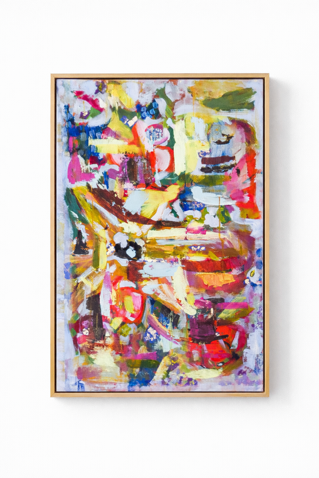 schilderij, acryl op doek, 90 x 60 cm, Der Süsse Laden