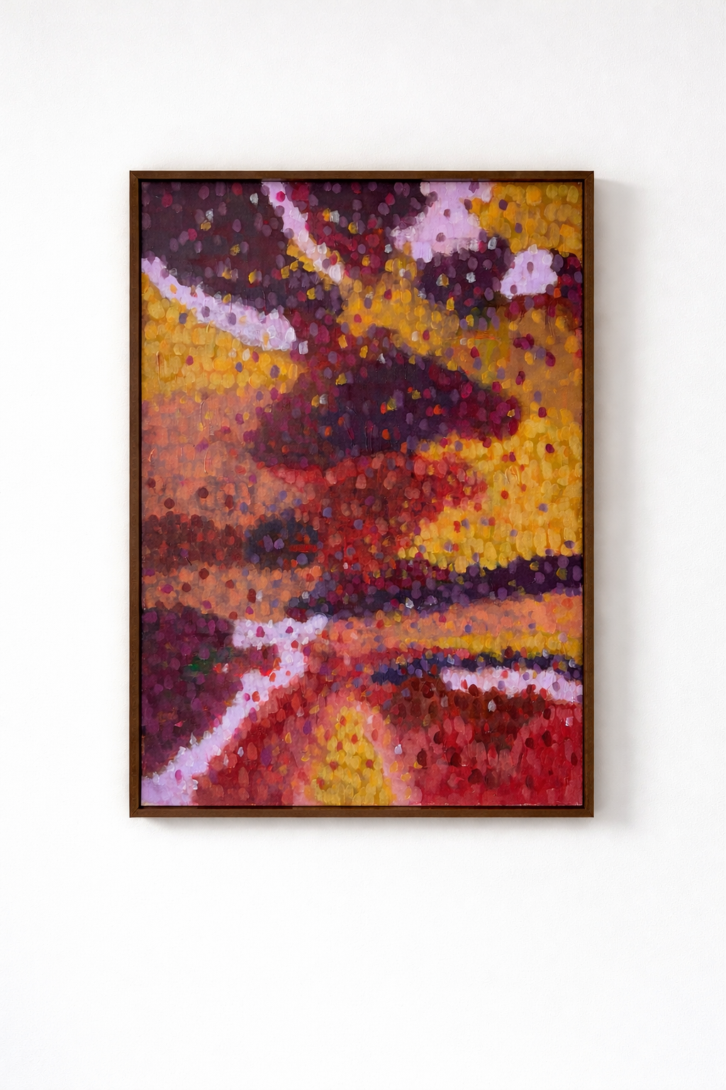 Ame No Oto, abstract painting, 60 x 90 cm