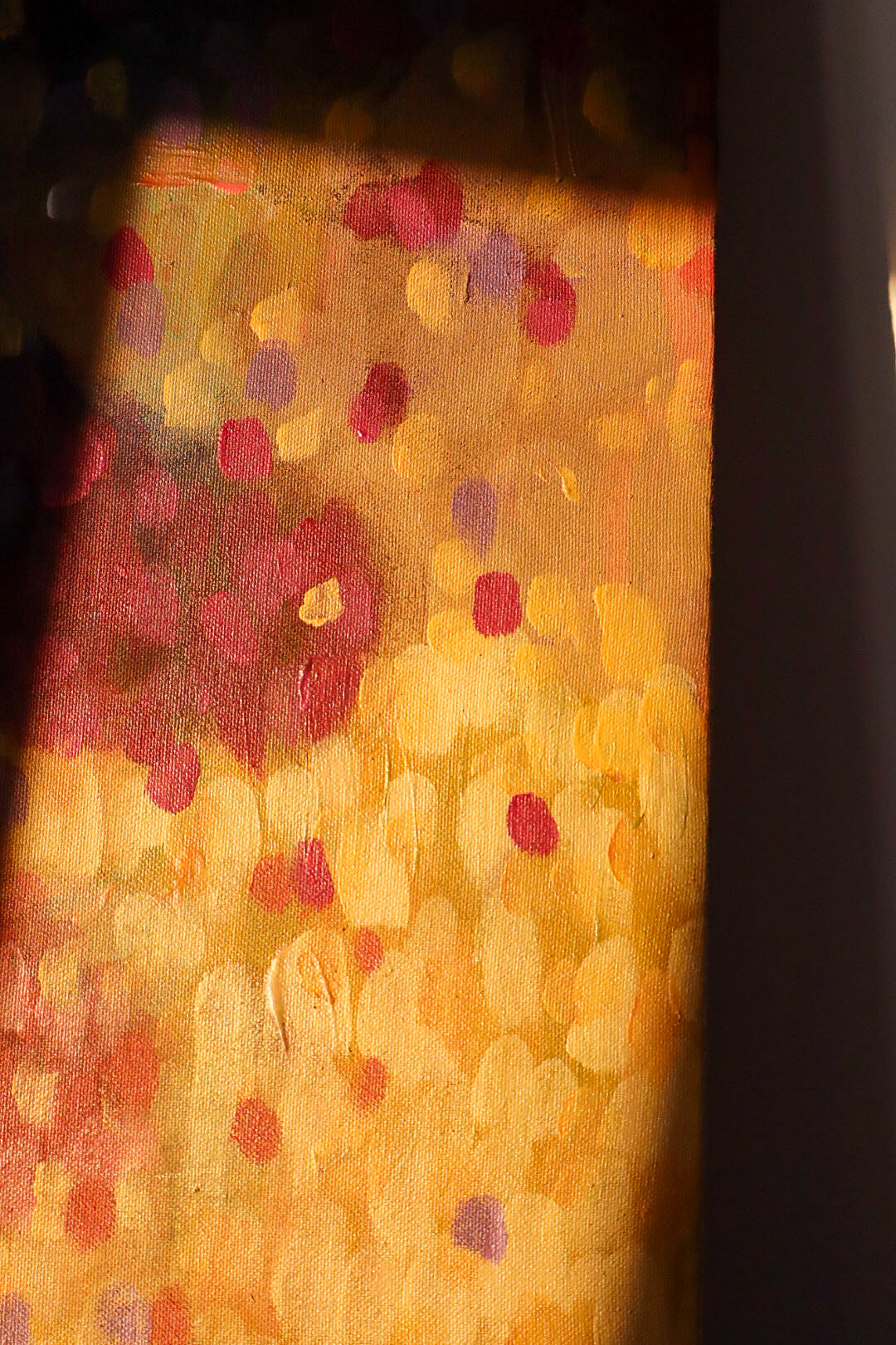 Ame No Oto, abstract painting, 60 x 90 cm